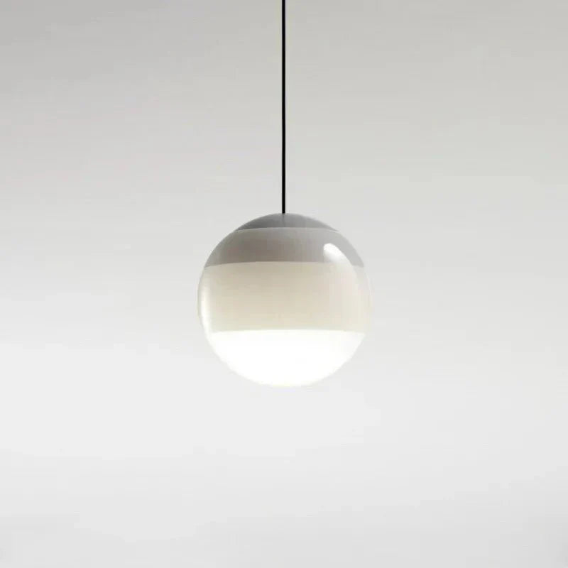 Color Gradient Glass Pendant Lamp for Warm Ambient Lighting