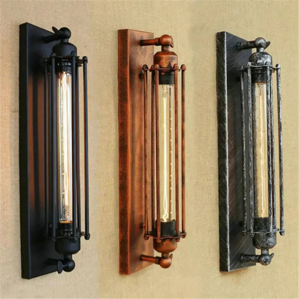 Vintage Wall Mounted LED Light Fixture for Warm Ambient Lighting