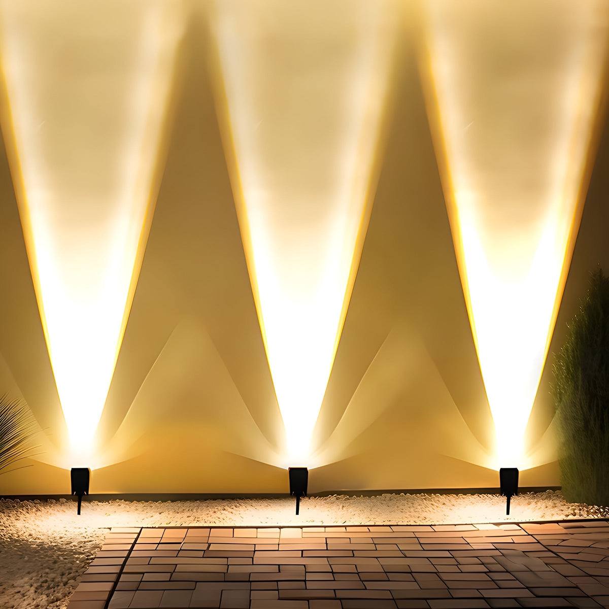 Solar Outdoor Garden Spotlight With Adjustable Head for Pathway Lighting